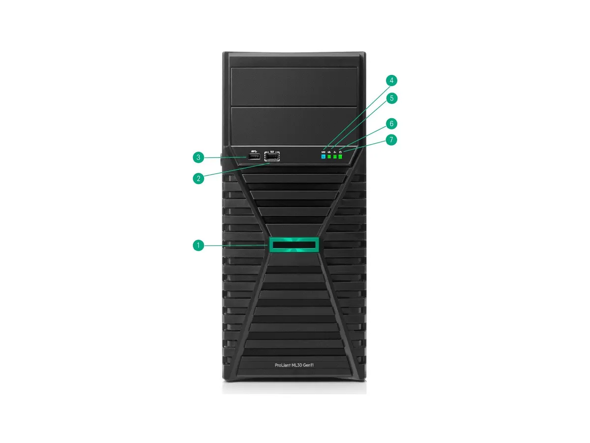 HPE ProLiant ML30 Gen11 manufacturer Platform appearance reference chart