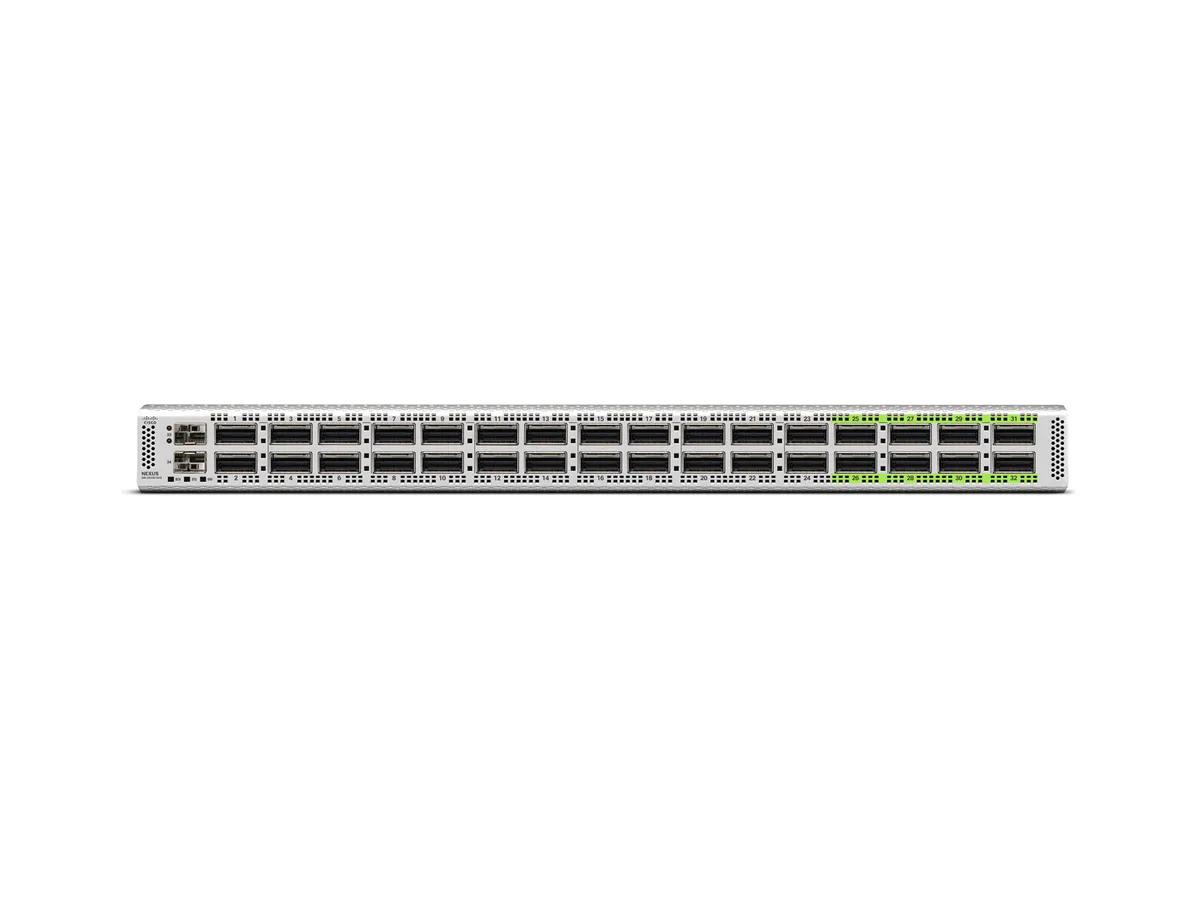 Cisco N9K-C9332D-GX2B official look reference chart (configuration reference)