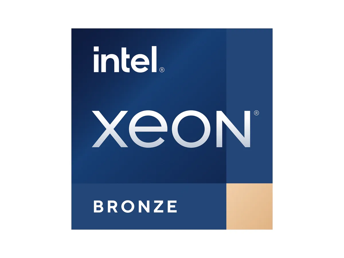 Manufacturer's map of the Intel Xeon Bronze series