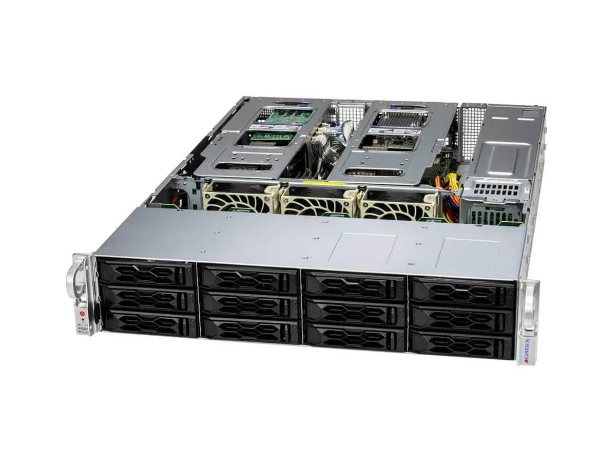 Supermicro SYS-621C-TN12R official appearance reference map