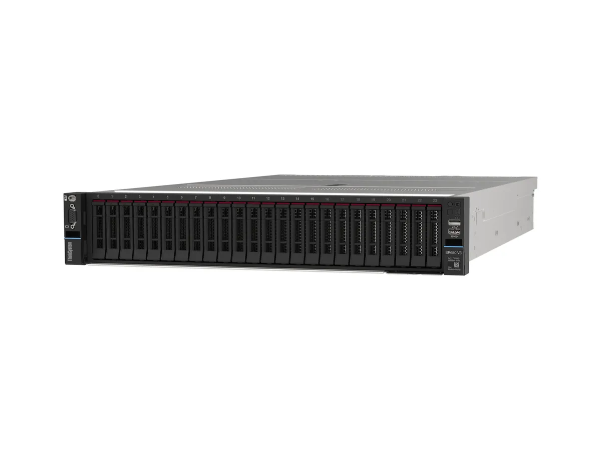 ThinkSystem SR650 V3 manufacturer model appearance reference map