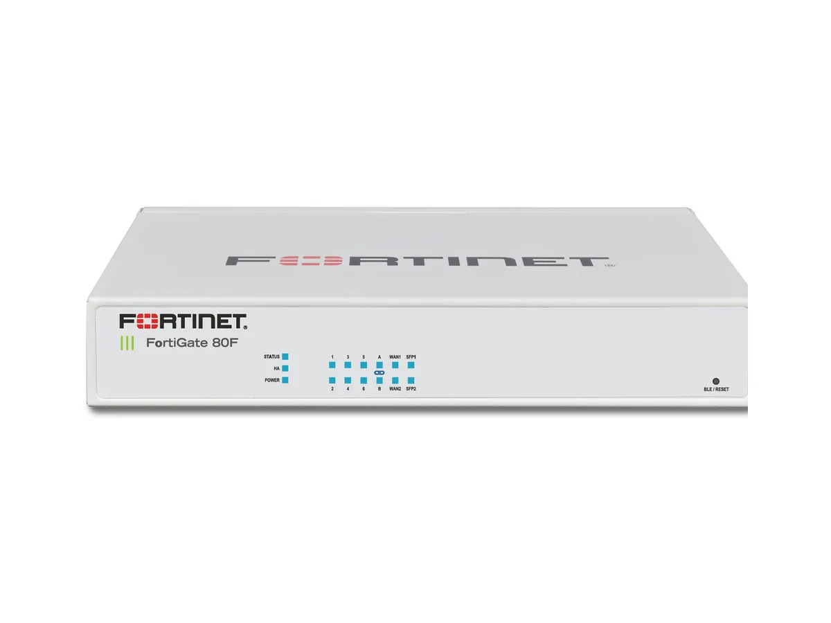 FortiGate 80F manufacturer series of devices external reference chart; not based on actual ports, SSD and power supply configurations