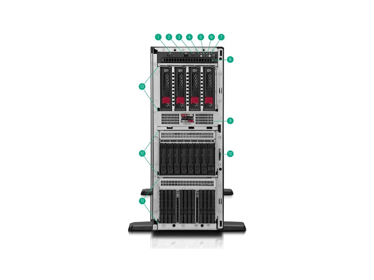HPE ProLiant ML350 Gen12 manufacturer Platform appearance reference chart