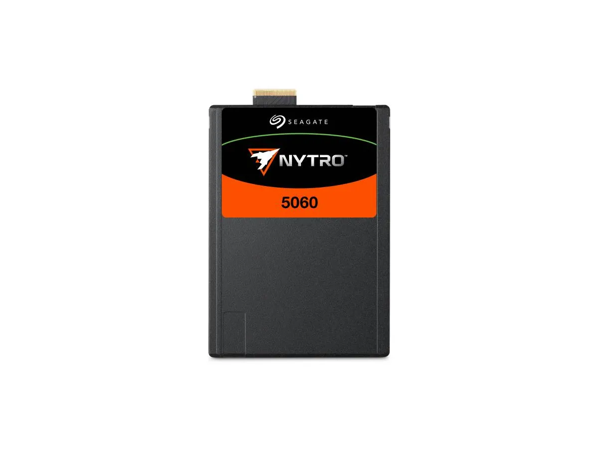Nytro 5060 E3.S front series reference chart; capacity, interface and security versions are specified by model