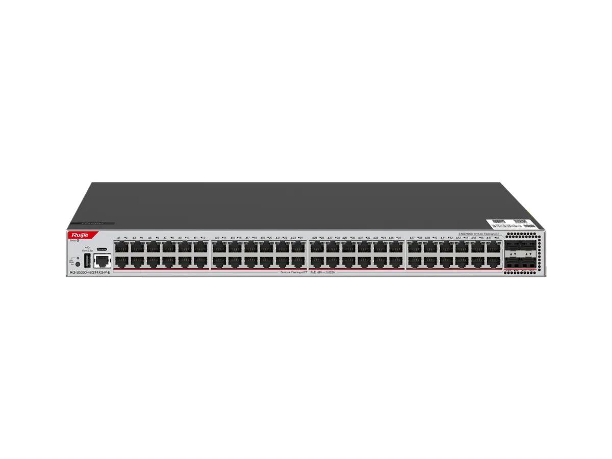 RG-S5350-48GT4XS-P-E manufacturer model or series reference figure 1