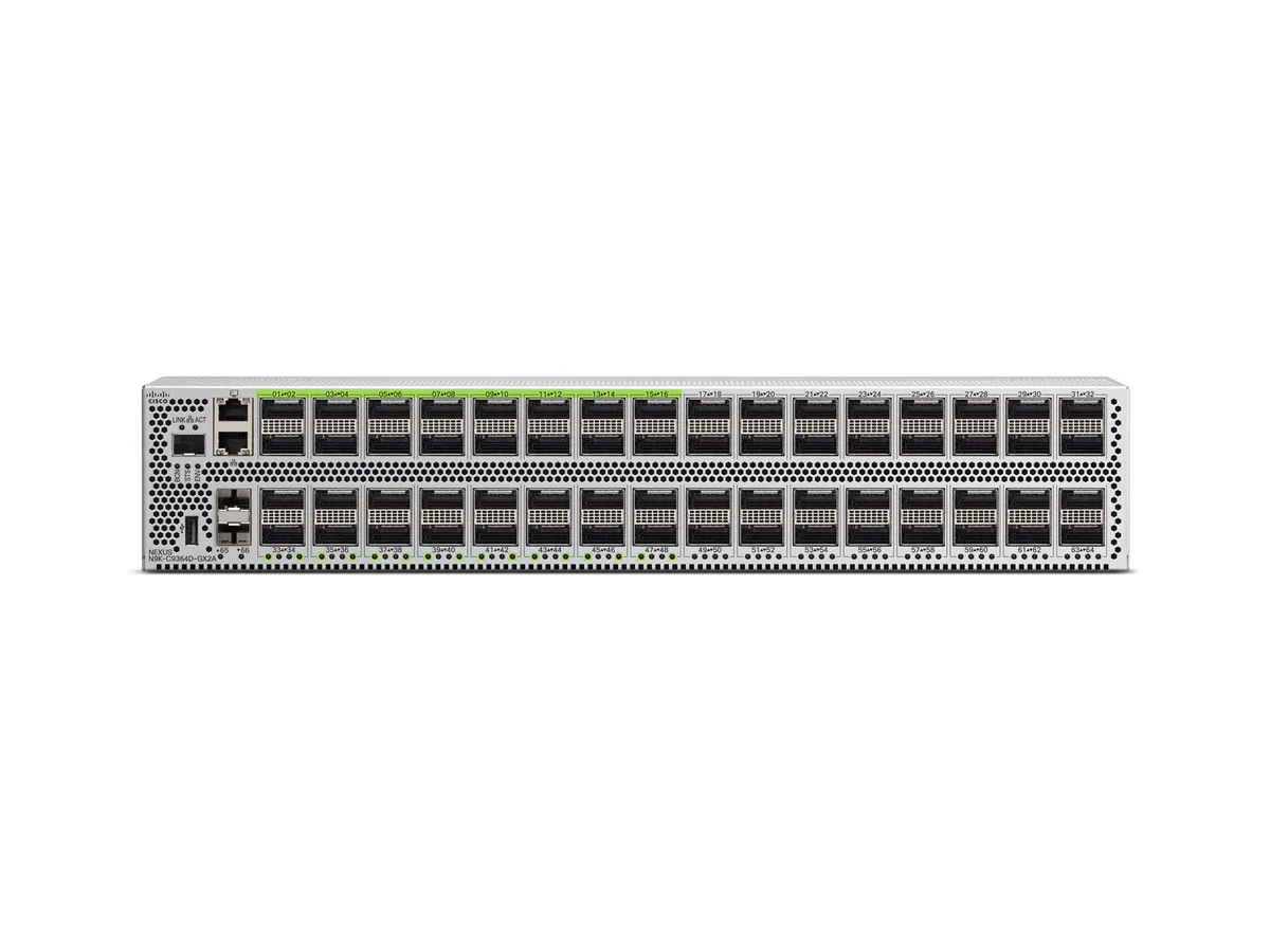 Cisco N9K-C9364D-GX2A official look reference chart (configuration reference)