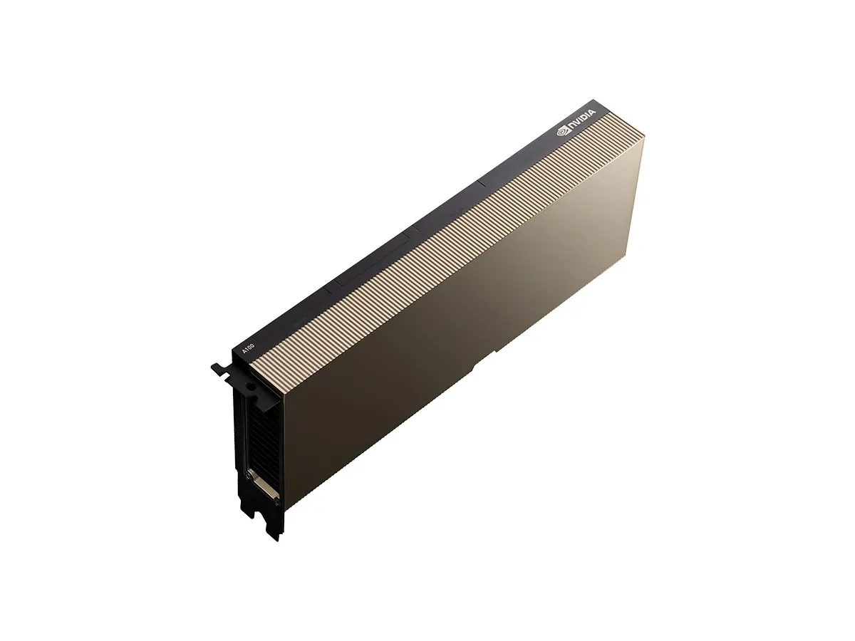 The official look and feel of the NVIDIA A100 PCIe series
