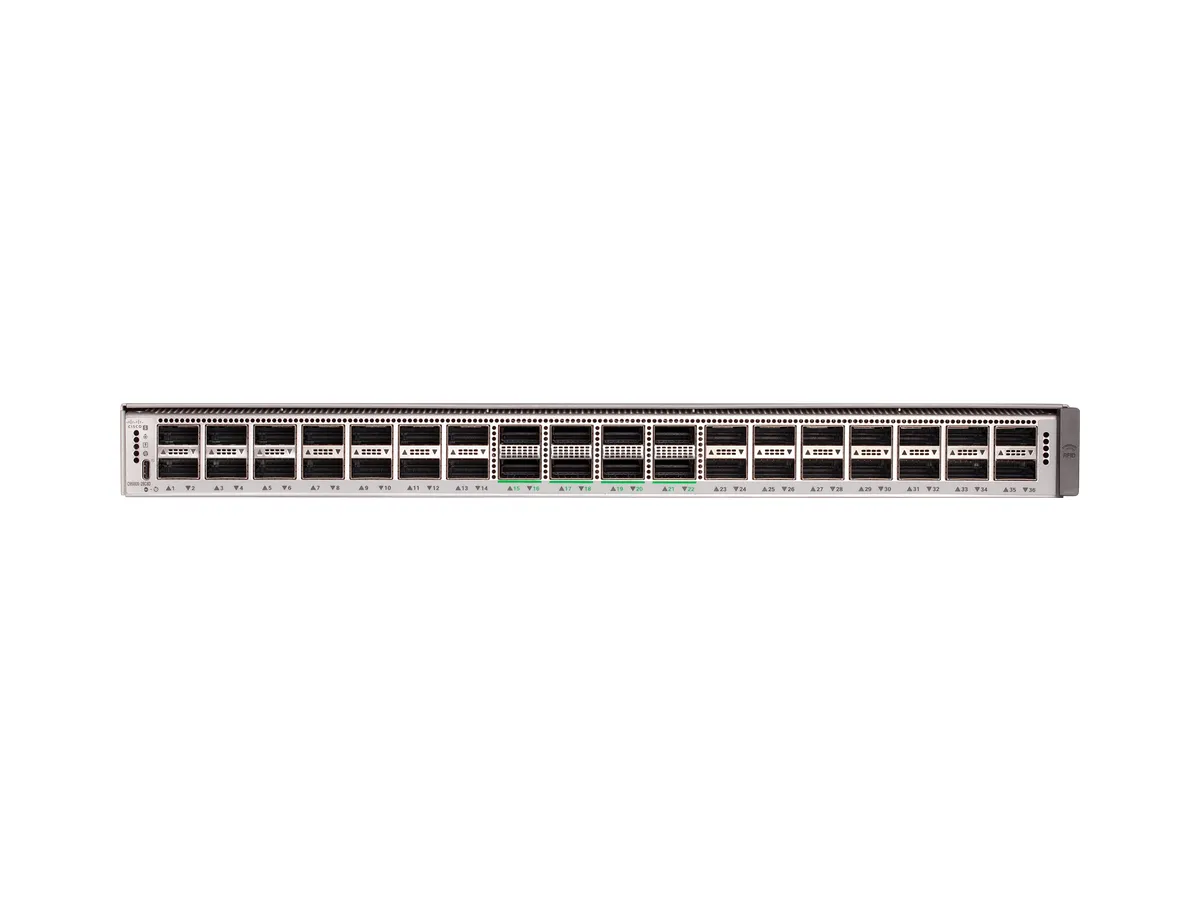 Cisco C9500X-28C8D official look reference chart (configuration reference)