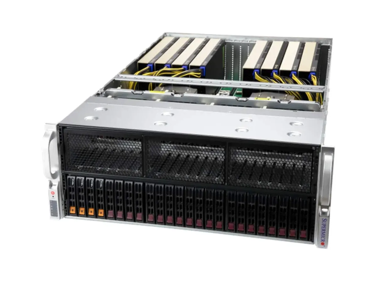 Supermicro AS-4125GS-TNRT official appearance reference map