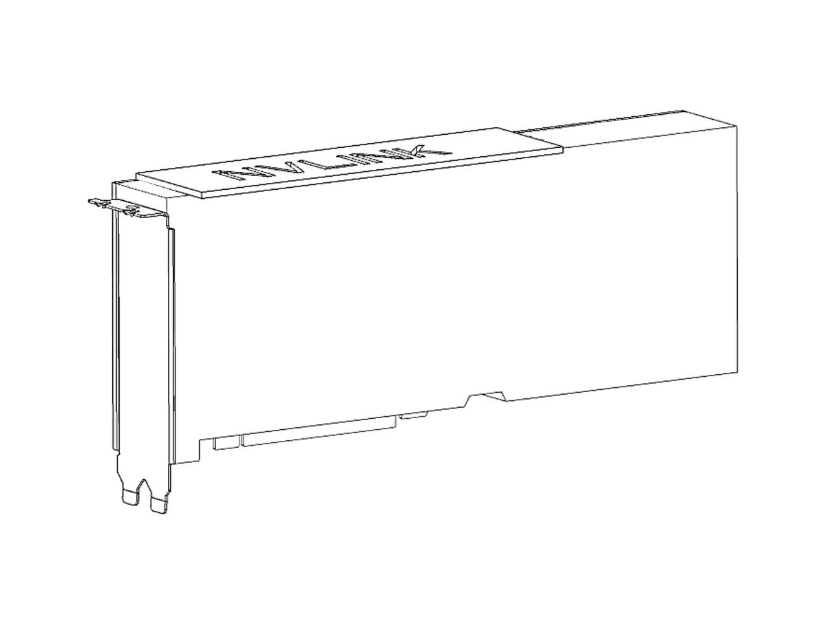 NVIDIA H100 PCIe official structure diagram
