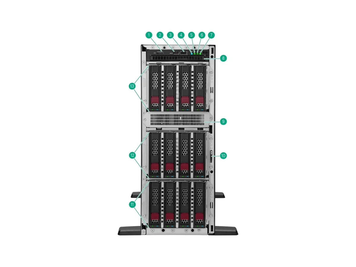 HPE ProLiant ML350 Gen11 manufacturer Platform appearance reference chart