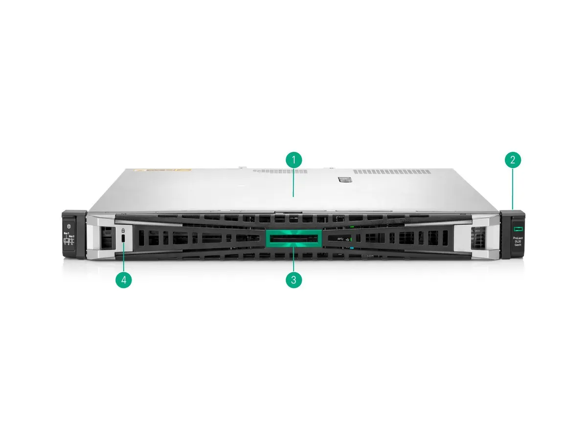 HPE ProLiant DL20 Gen11 manufacturer Platform appearance reference chart