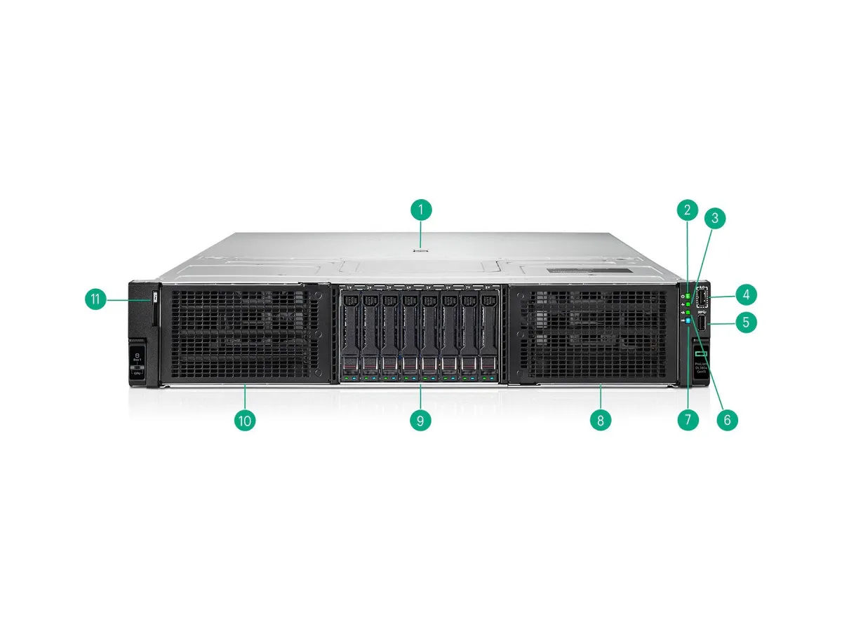 HPE ProLiant DL380a Gen11 manufacturer Platform appearance reference chart
