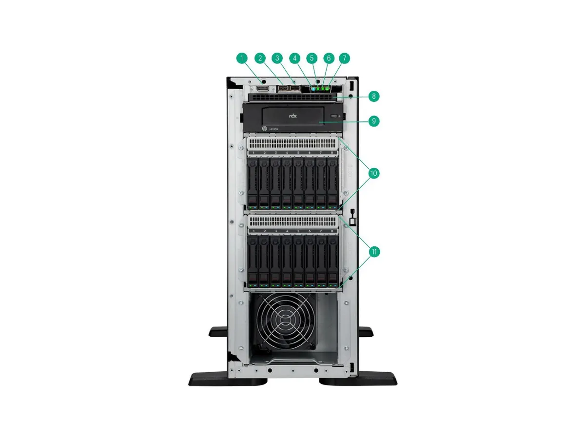 HPE ProLiant ML110 Gen11 manufacturer Platform appearance reference chart