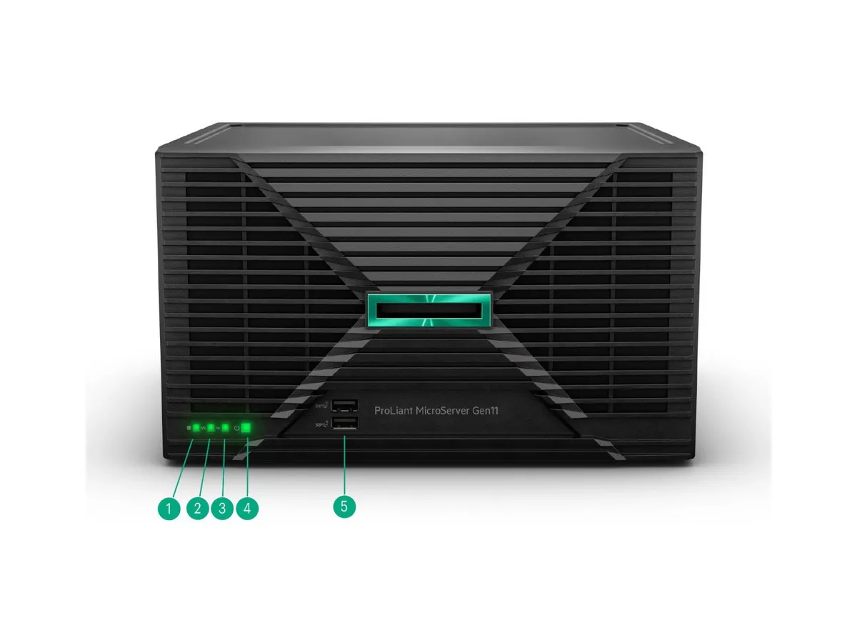 HPE ProLiant MicroServer Gen11 manufacturer platform appearance reference chart