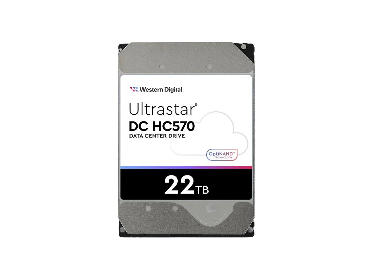Western Digital Ultrastar DC HC570 manufacturer series appearance reference chart; not identified by capacity label