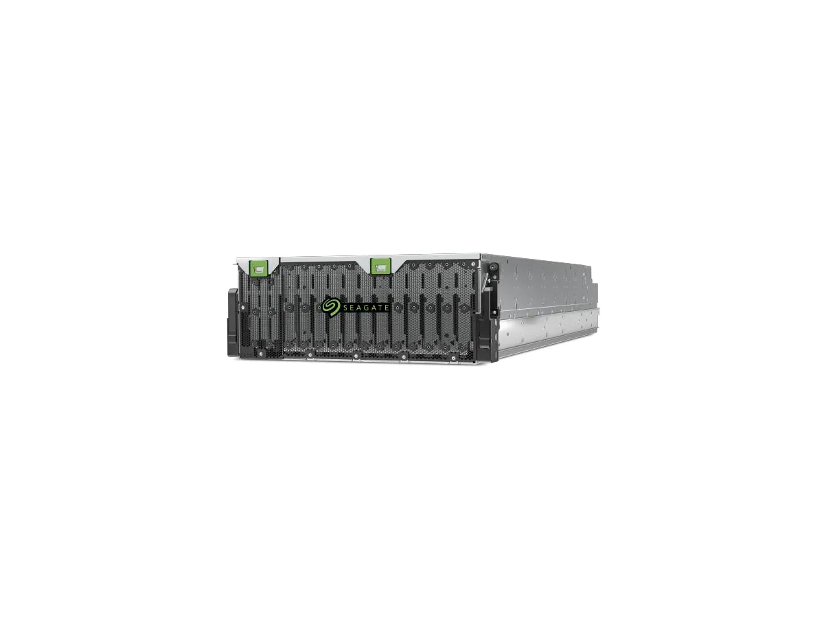 Seagate Exos CORVAULT manufacturer series equipment appearance reference chart; not based on appearance confirmation 4U or 5U model and capacity